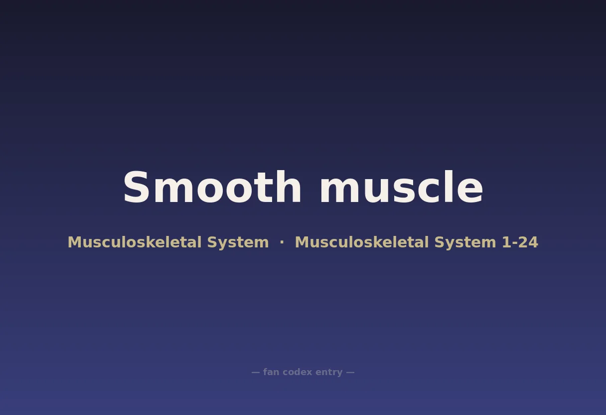 Smooth muscle