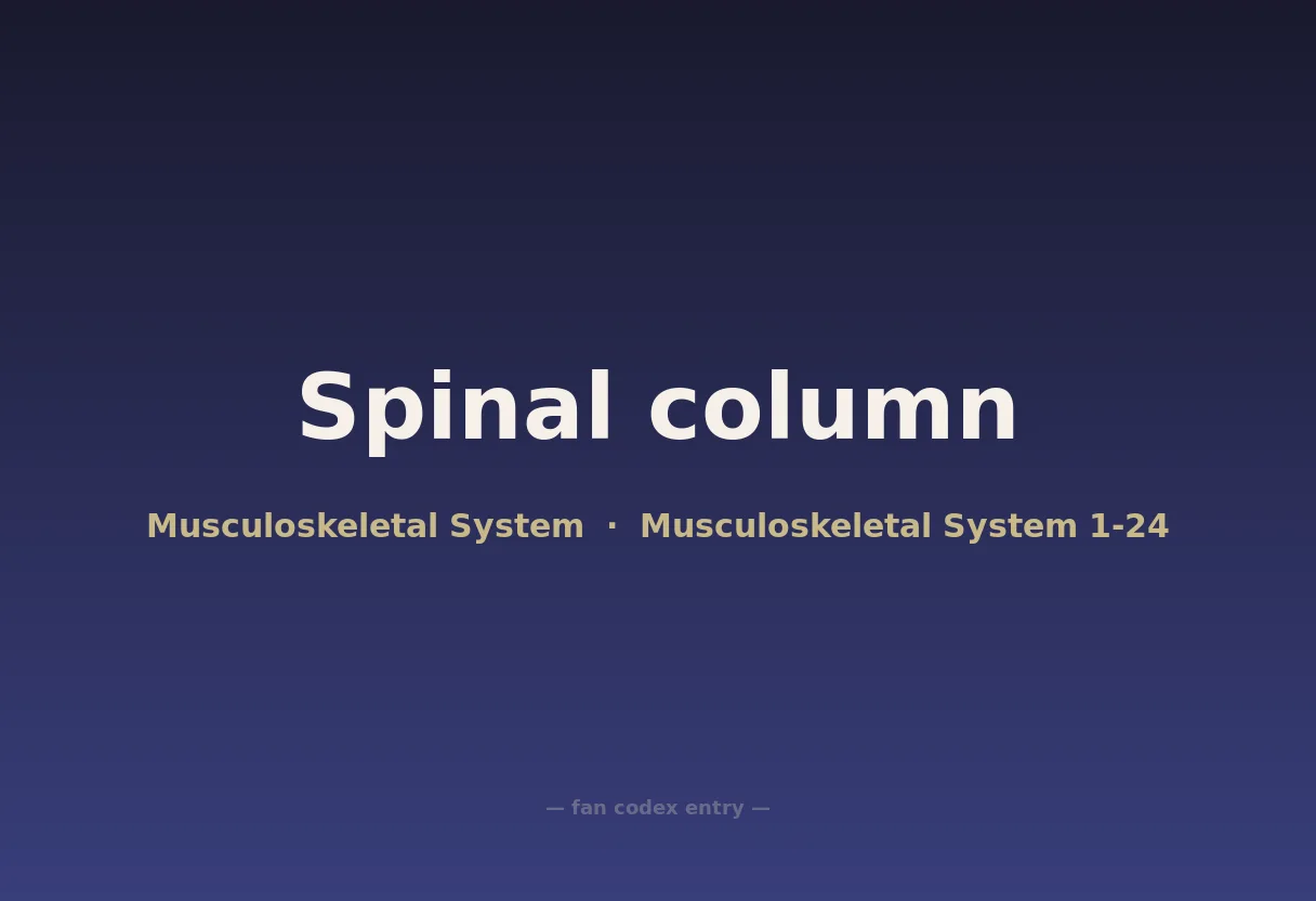 Spinal column